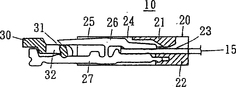Full-plane soft circuit board connector