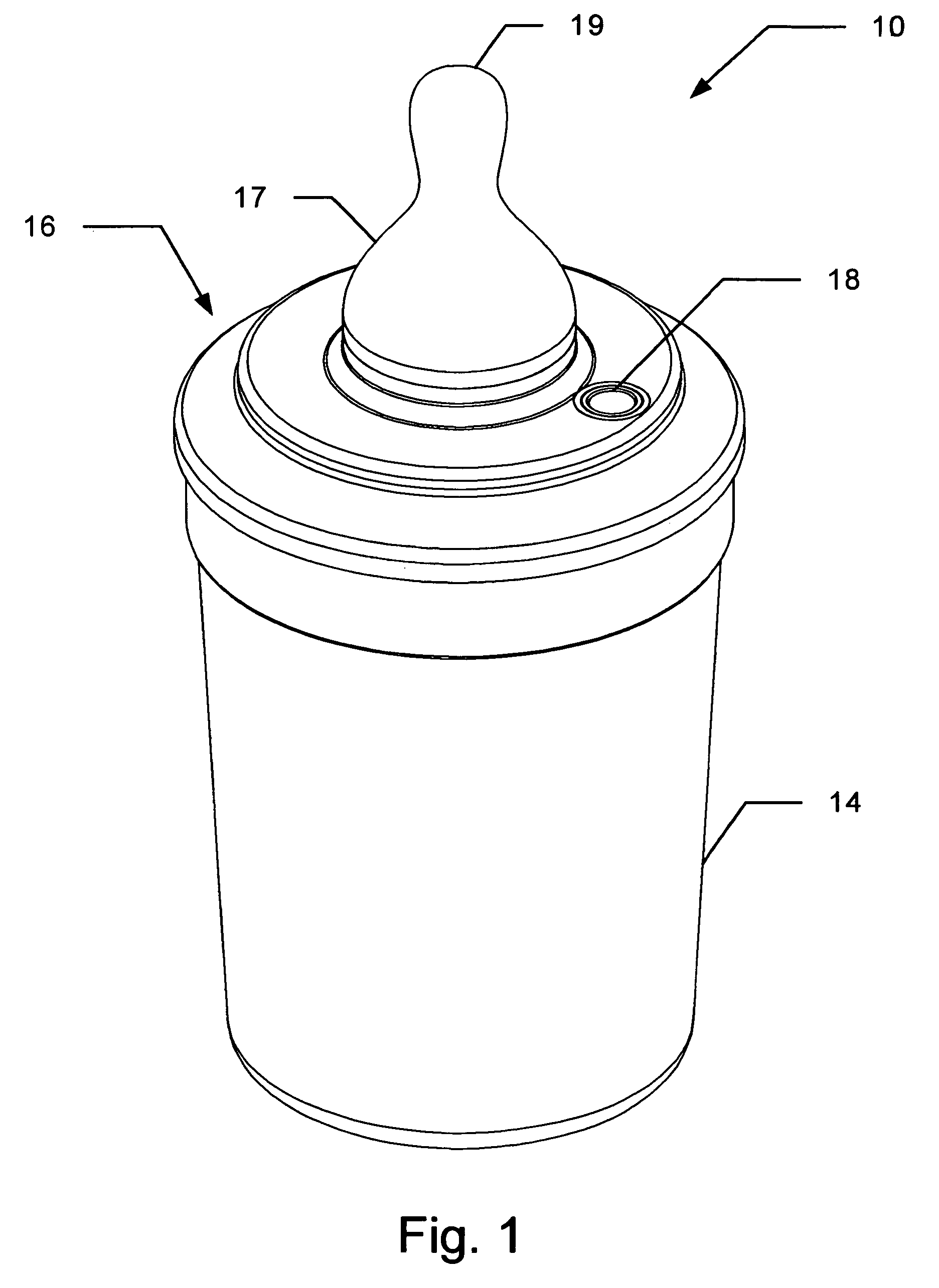 Vented and double walled baby bottles