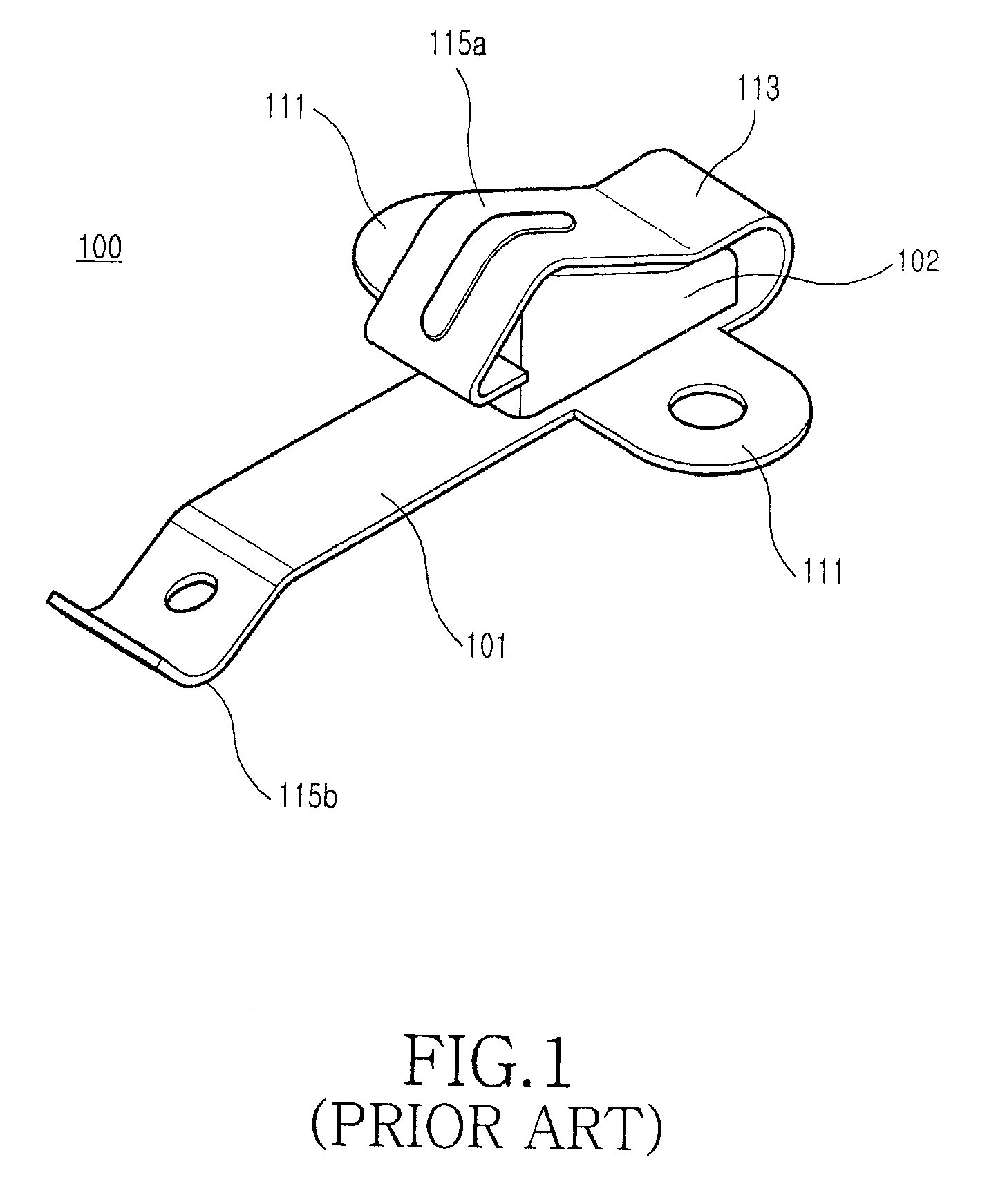 Contact terminal for electronic device