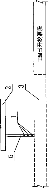 Measurement method for stress change of rocks during TBM tunneling