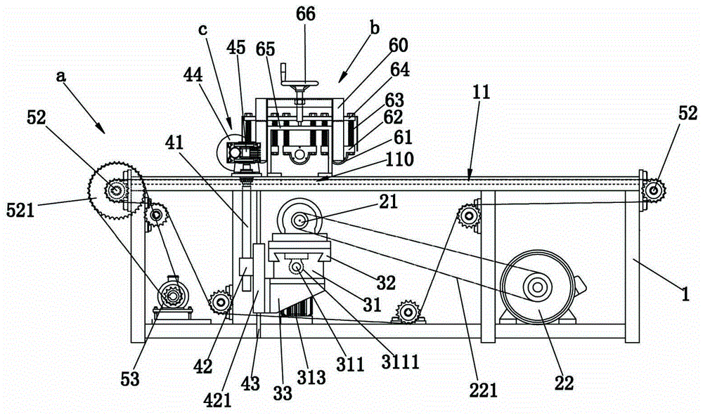 A sheet drawing machine