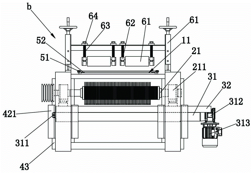 A sheet drawing machine