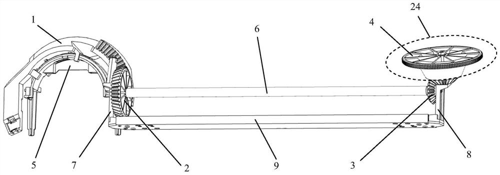 Laser projection focus adjuster and laser projector