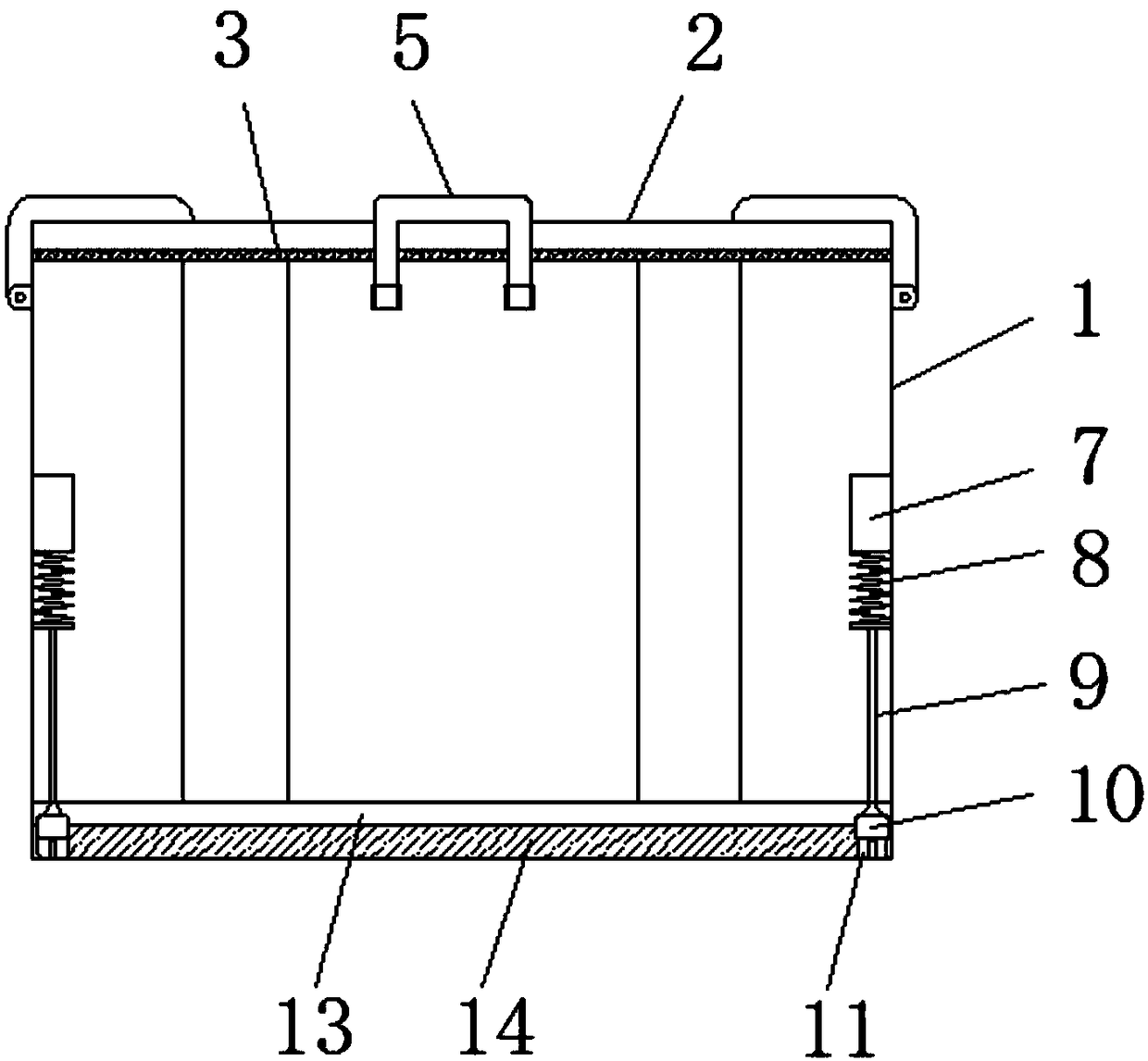 Stackable logistics box for industrial logistics