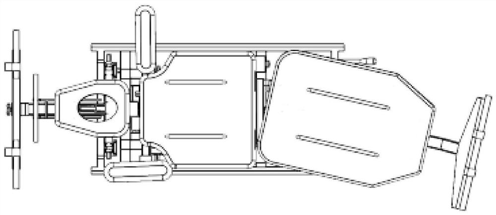 Flexible cross traction rehabilitation bed