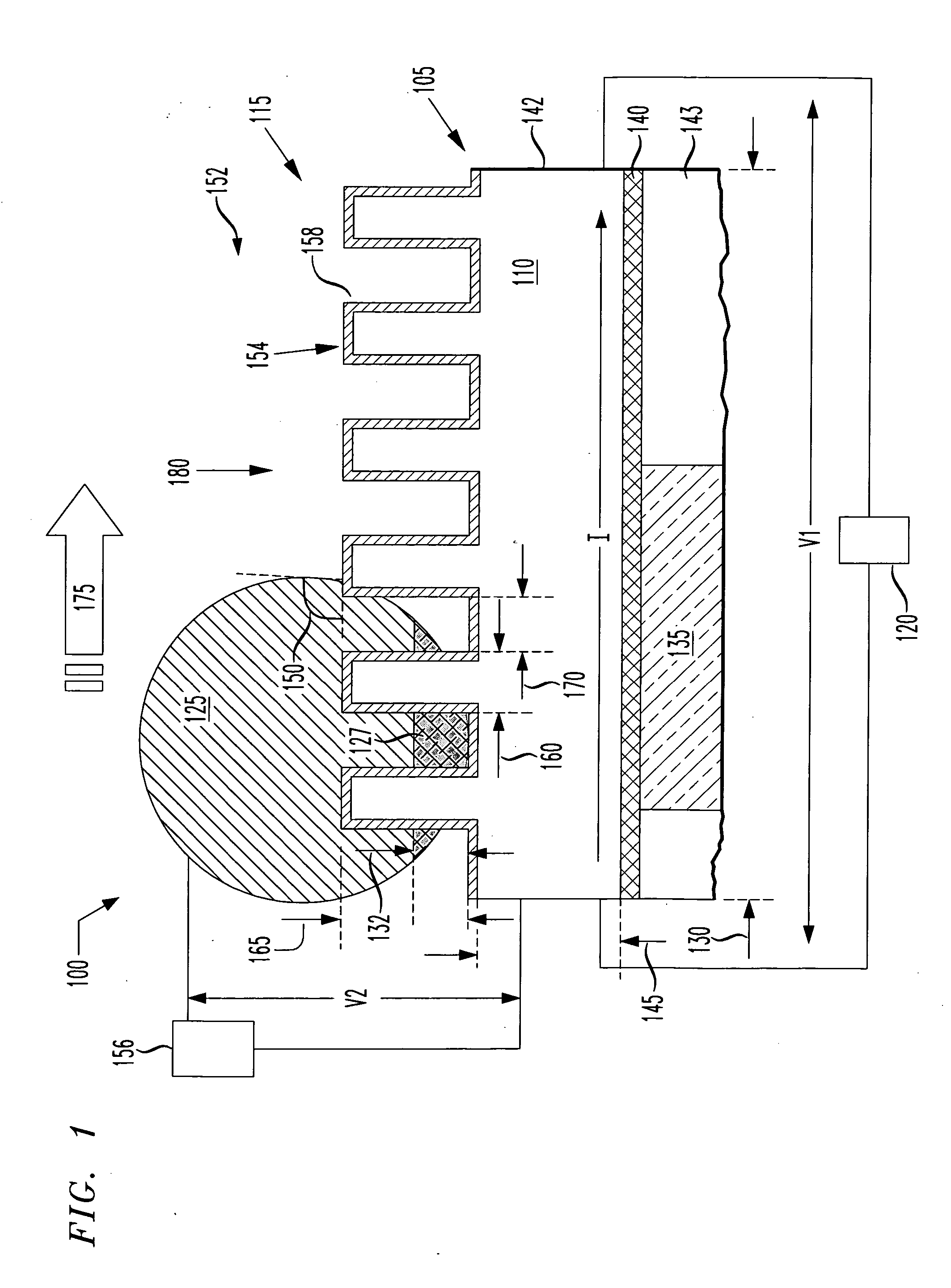 Heat-induced transitions on a structured surface