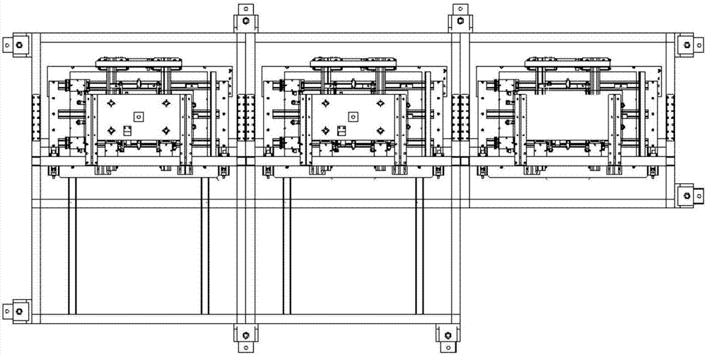 Automatic punching and transferring system with independent mechanical arms