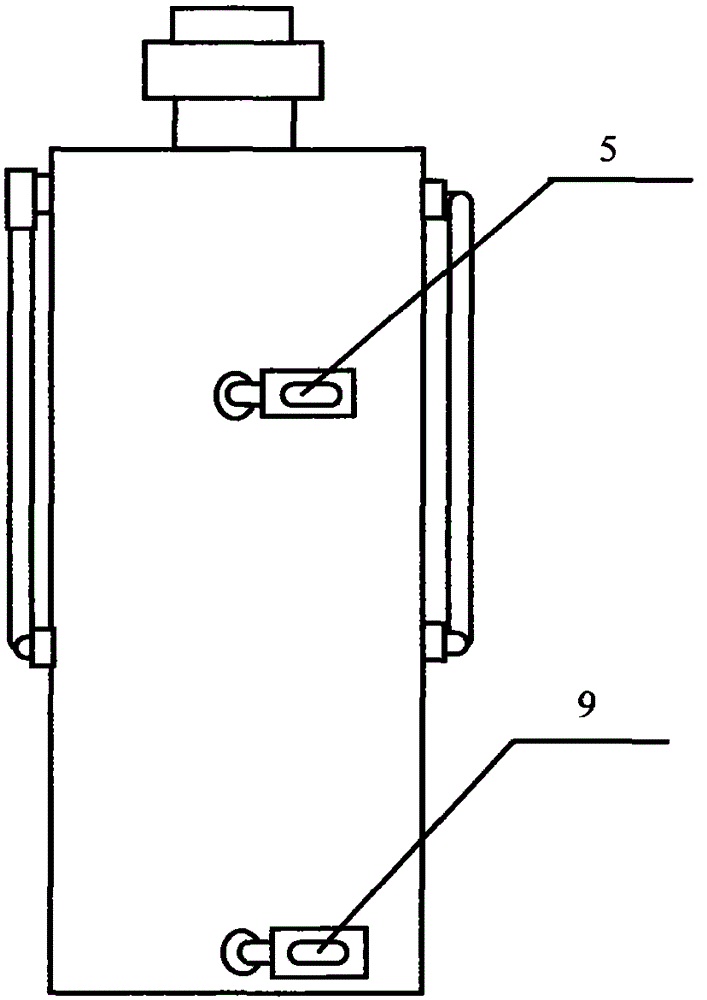 Vertical carbon-dioxide generator for greenhouse