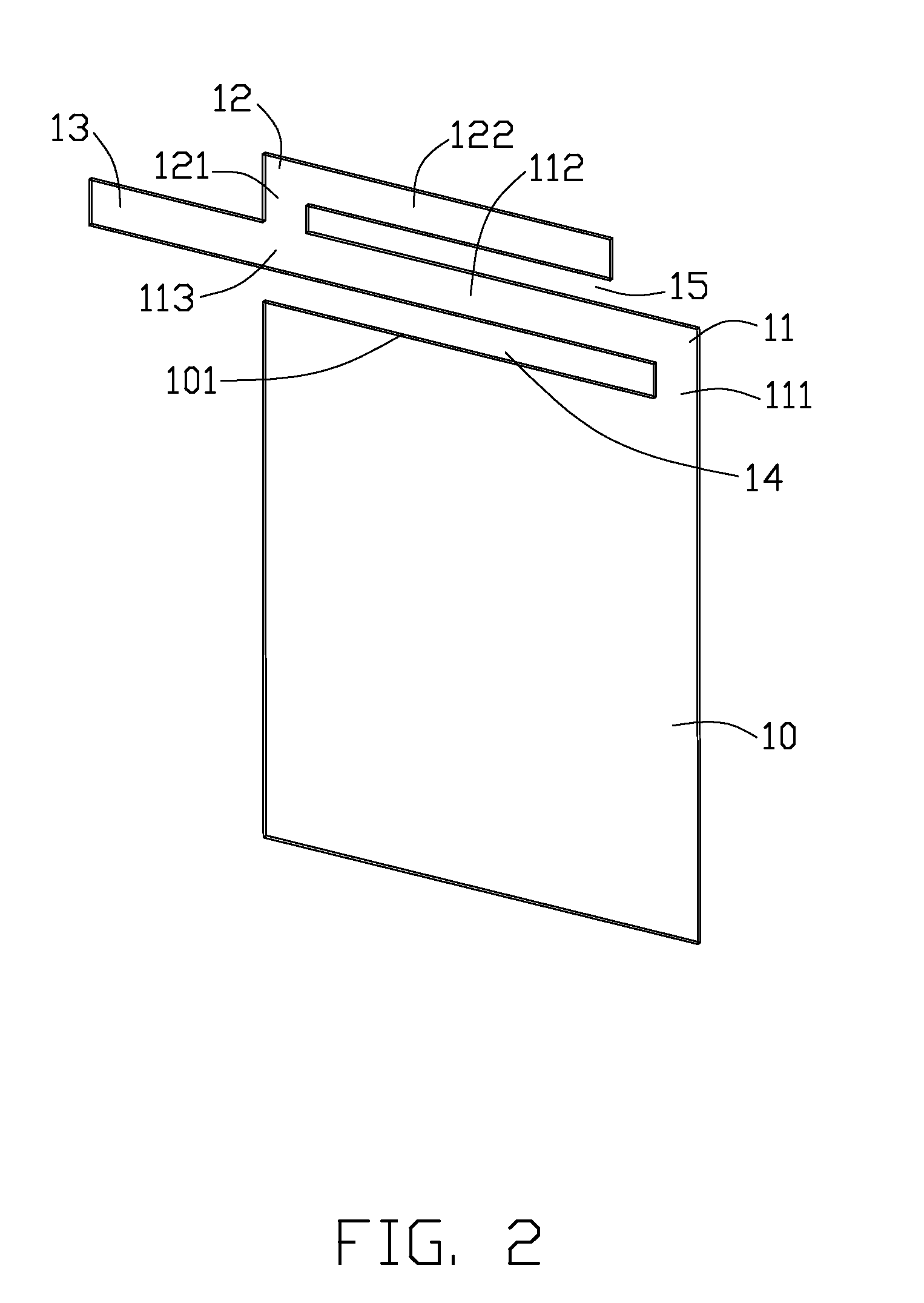 Triple-band antenna with low profile