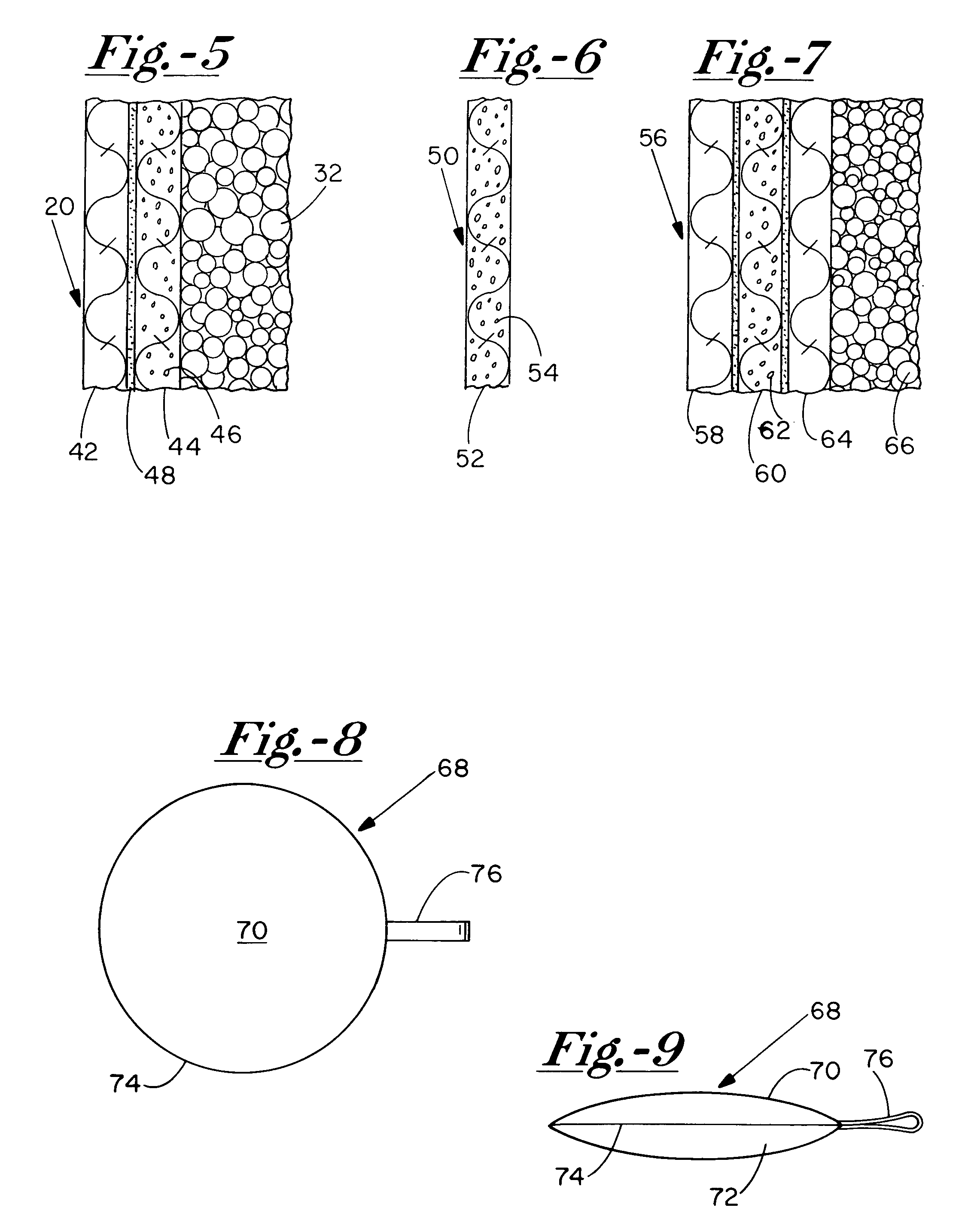 Moisture and odor adsorbing insert