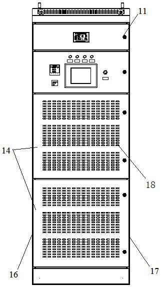 Heat dissipation structure of APF device