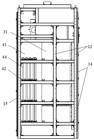 Heat dissipation structure of APF device