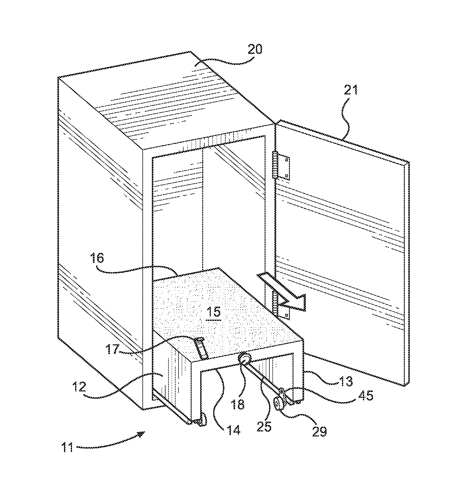 Cabinet Mountable Sliding Step Stool