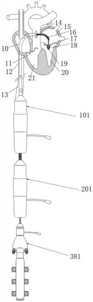 Medical device implantation unit