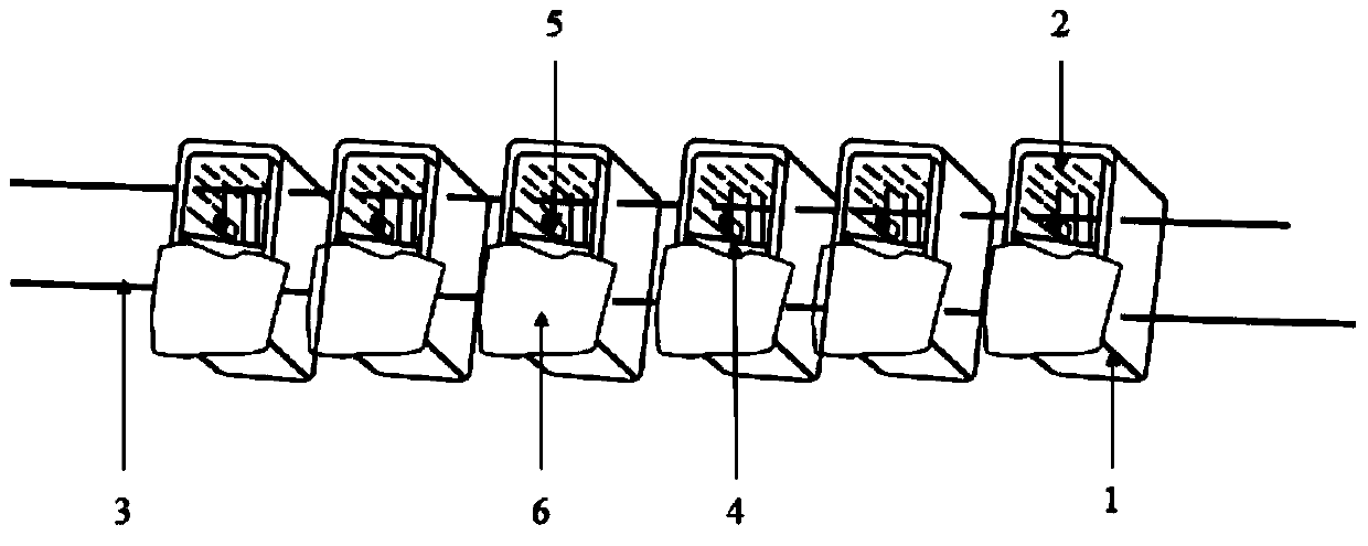 Device and method for portunus trituberculatus trotline type single body floating basket cultivation