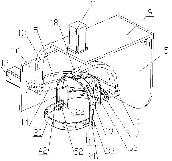 Shoulder rehabilitation training robot with three degrees of freedom