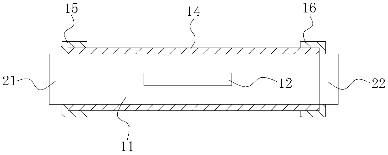 Current type bidirectional bending sensor and preparation method thereof