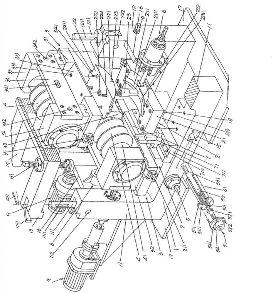 Drum adjustable ball forming device of steel ball rolling machine