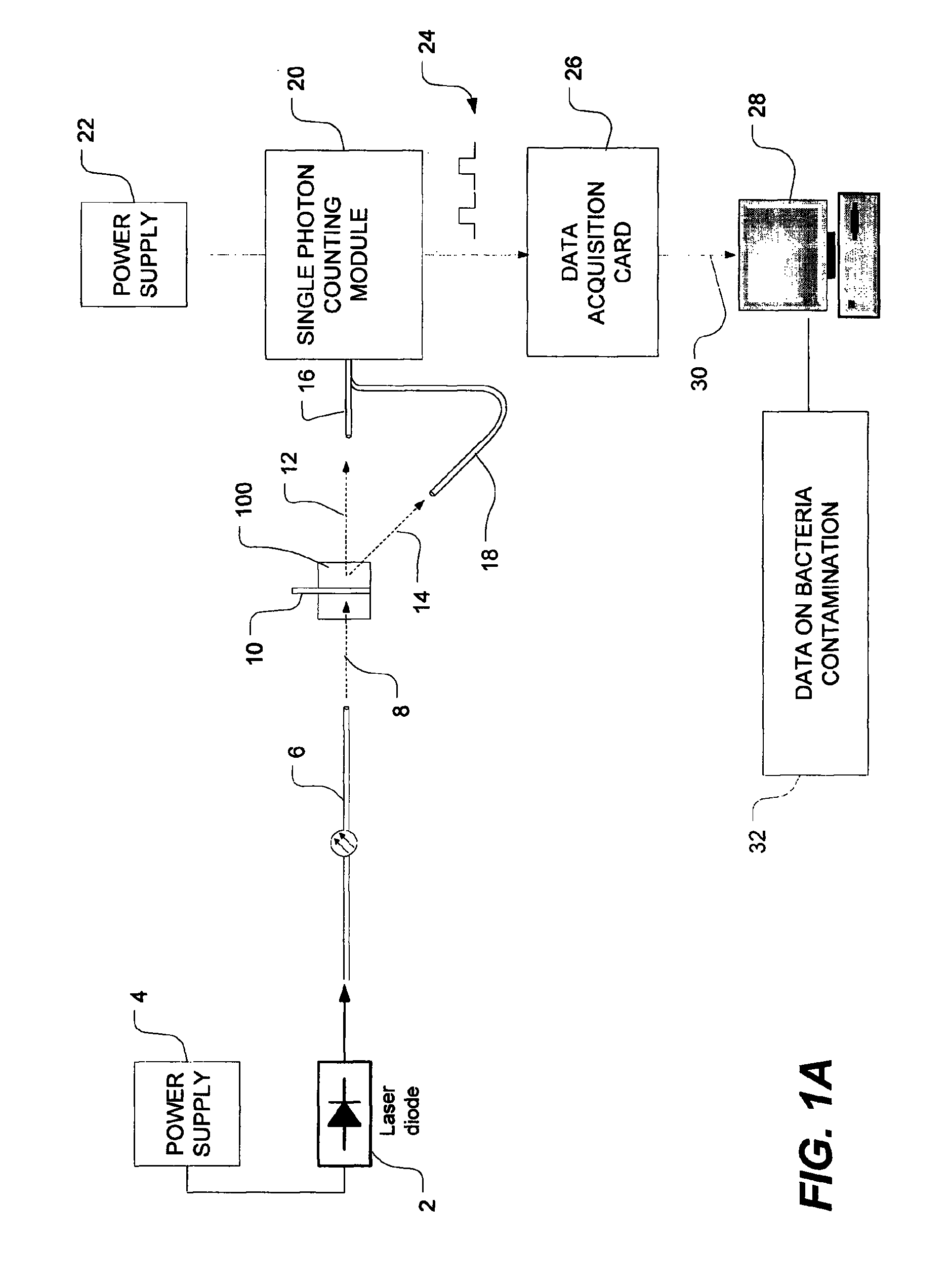 Method of detecting bacterial contamination using dynamic light scattering