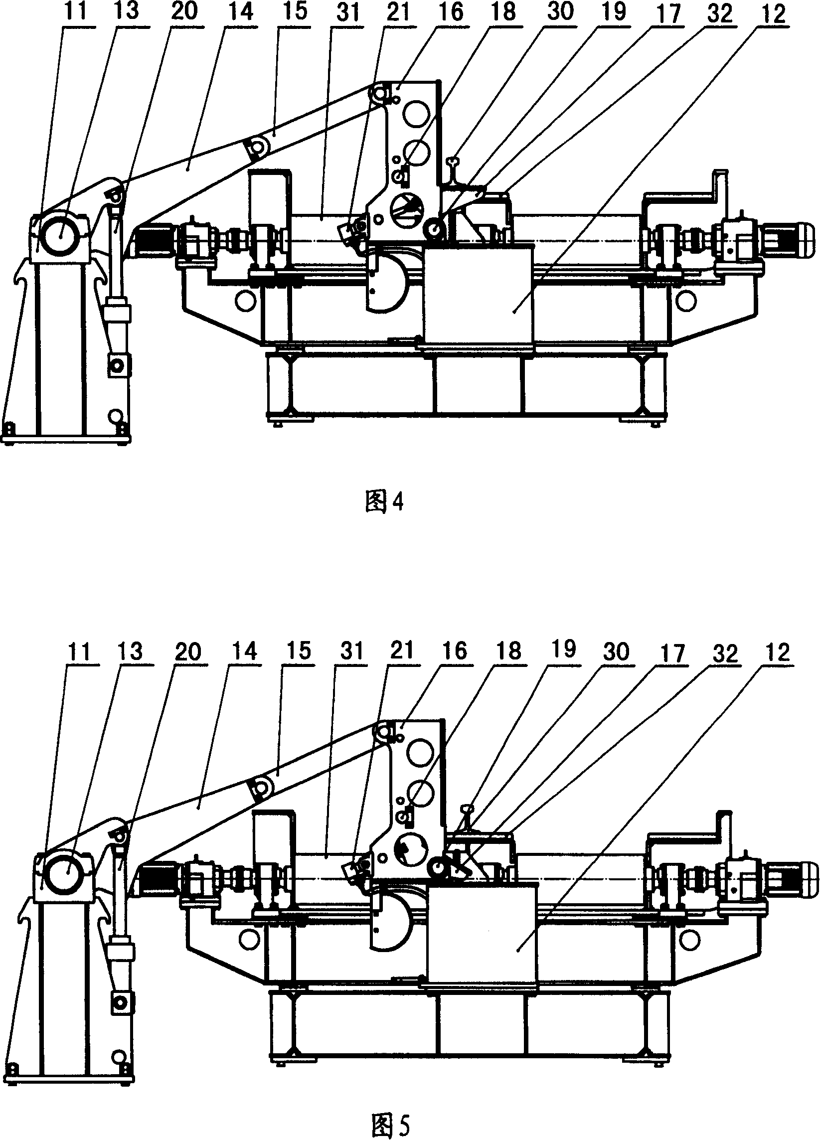 Steel turning machine