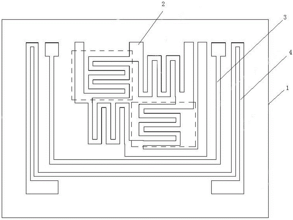 High-stability film hydrogen sensor and use method thereof