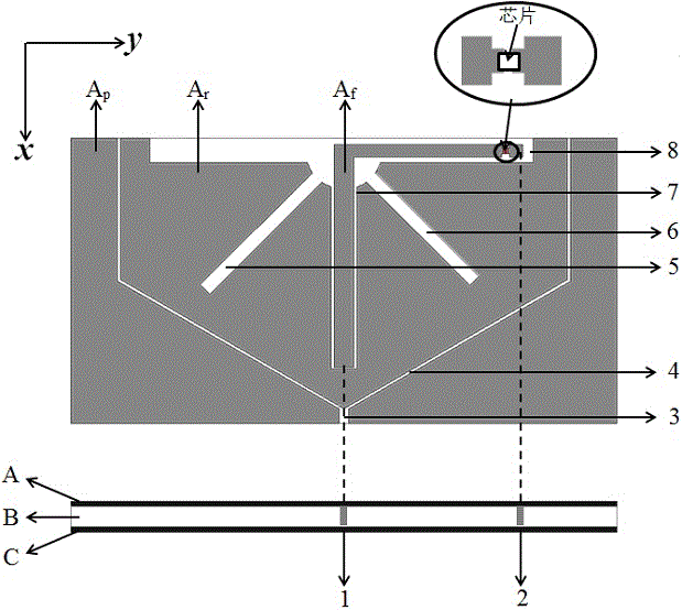 Miniature ultrahigh frequency anti-metal multipurpose RFID label antenna