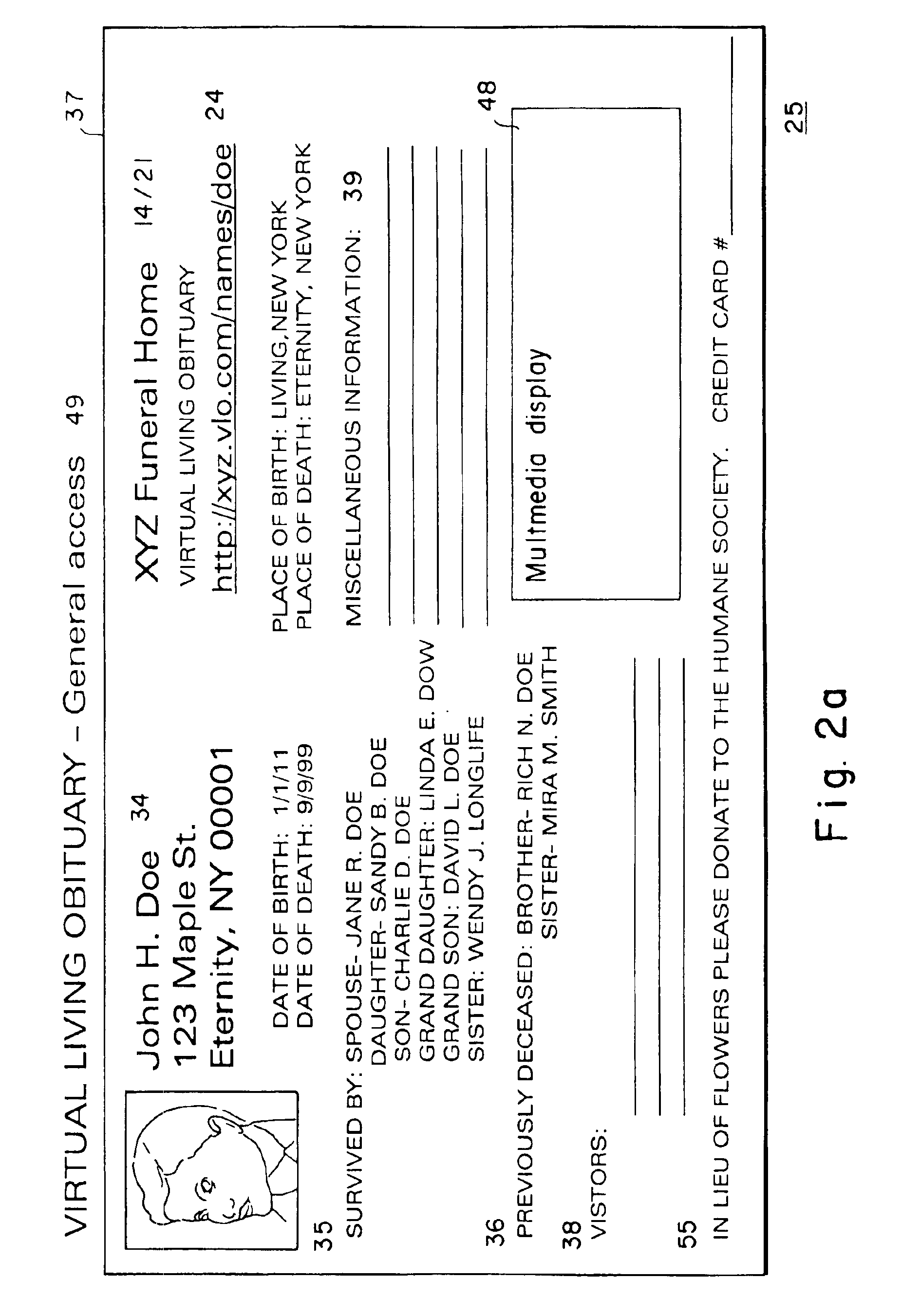 Method and system for capturing memories of deceased individuals