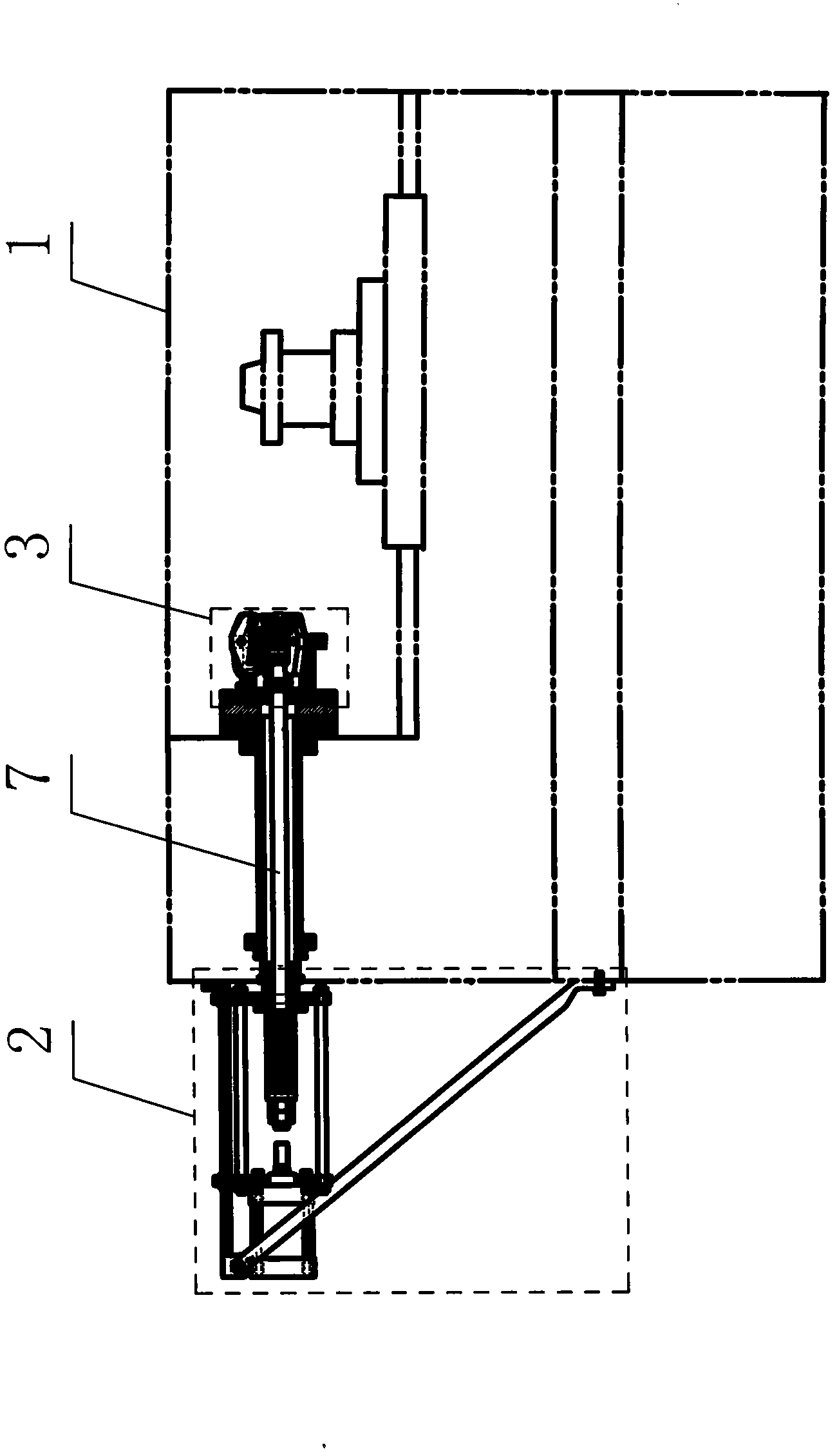 Pneumatic clamp for processing of claw pole outer surface