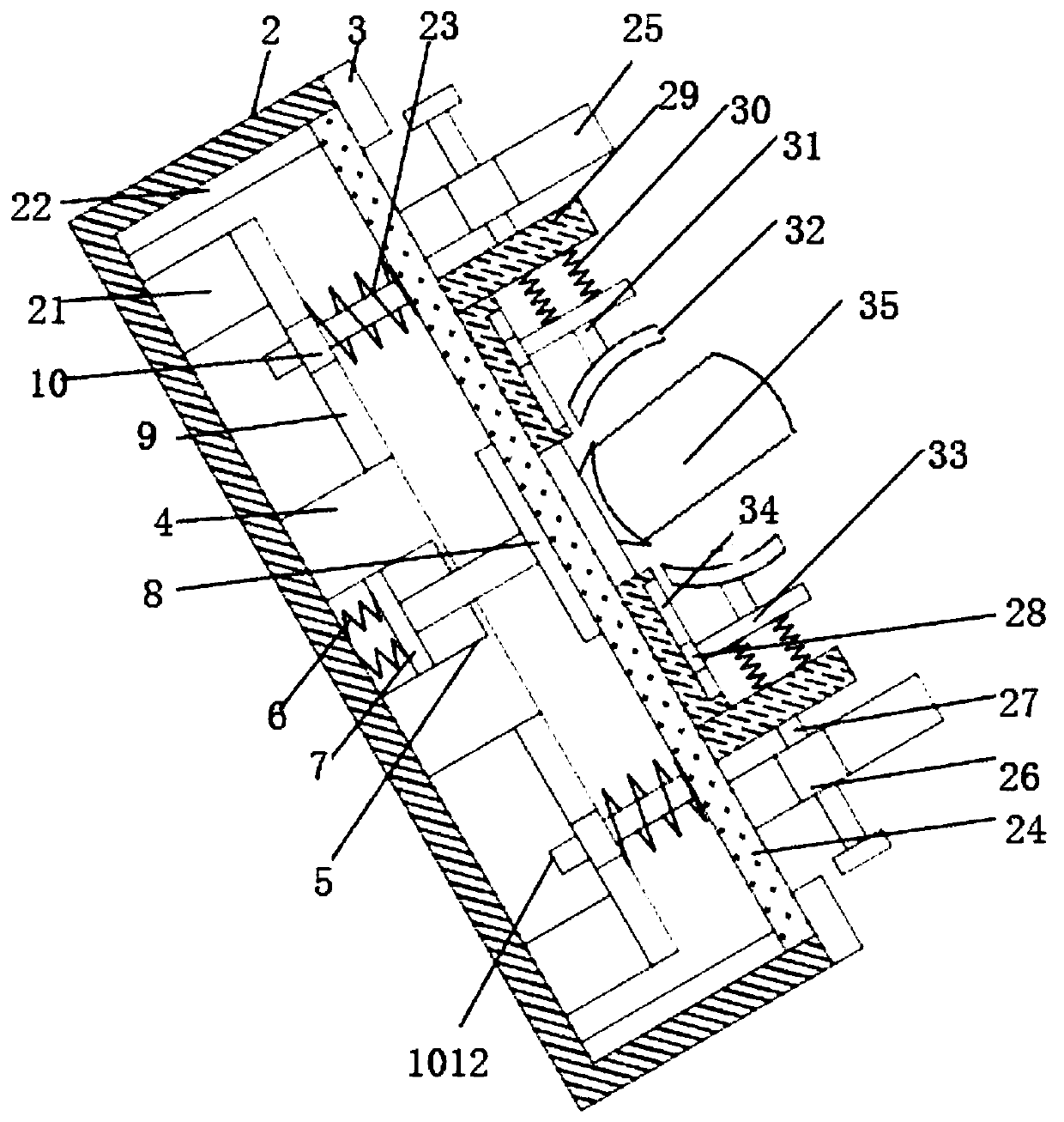 Buffer for subway rail