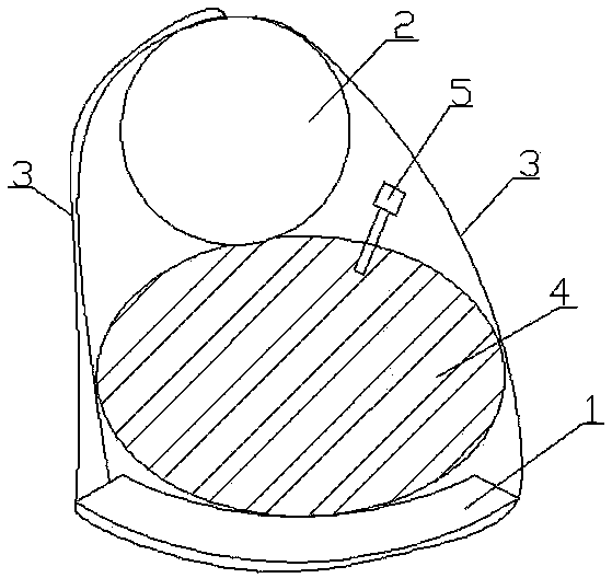 Artery puncture fixing device