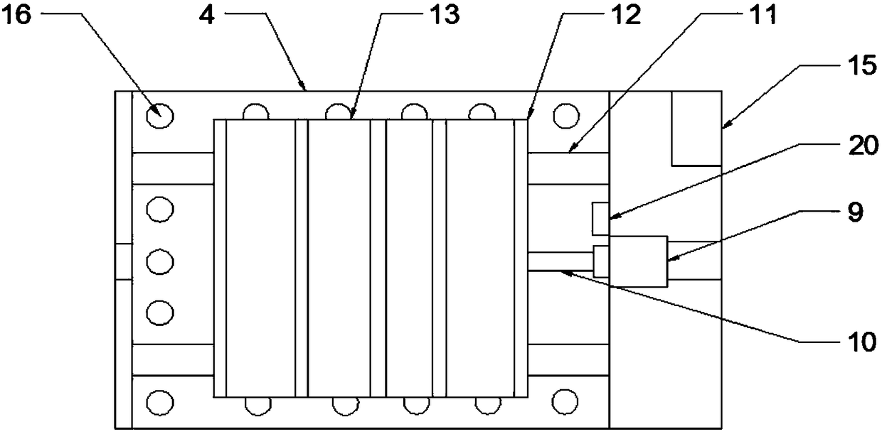 Vehicle-mounted main drive battery box airtightness detecting equipment