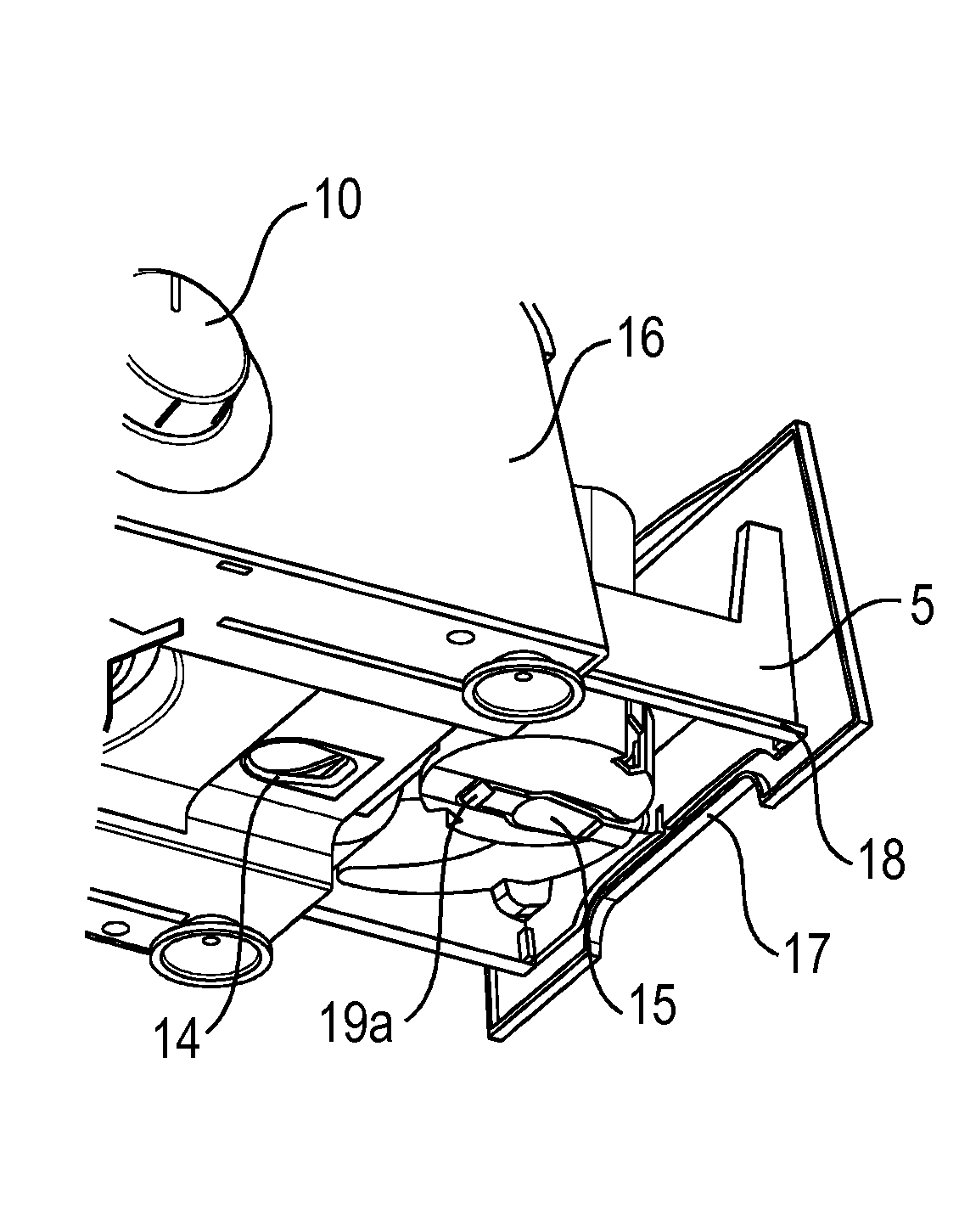 Kitchen appliance having tool drawer