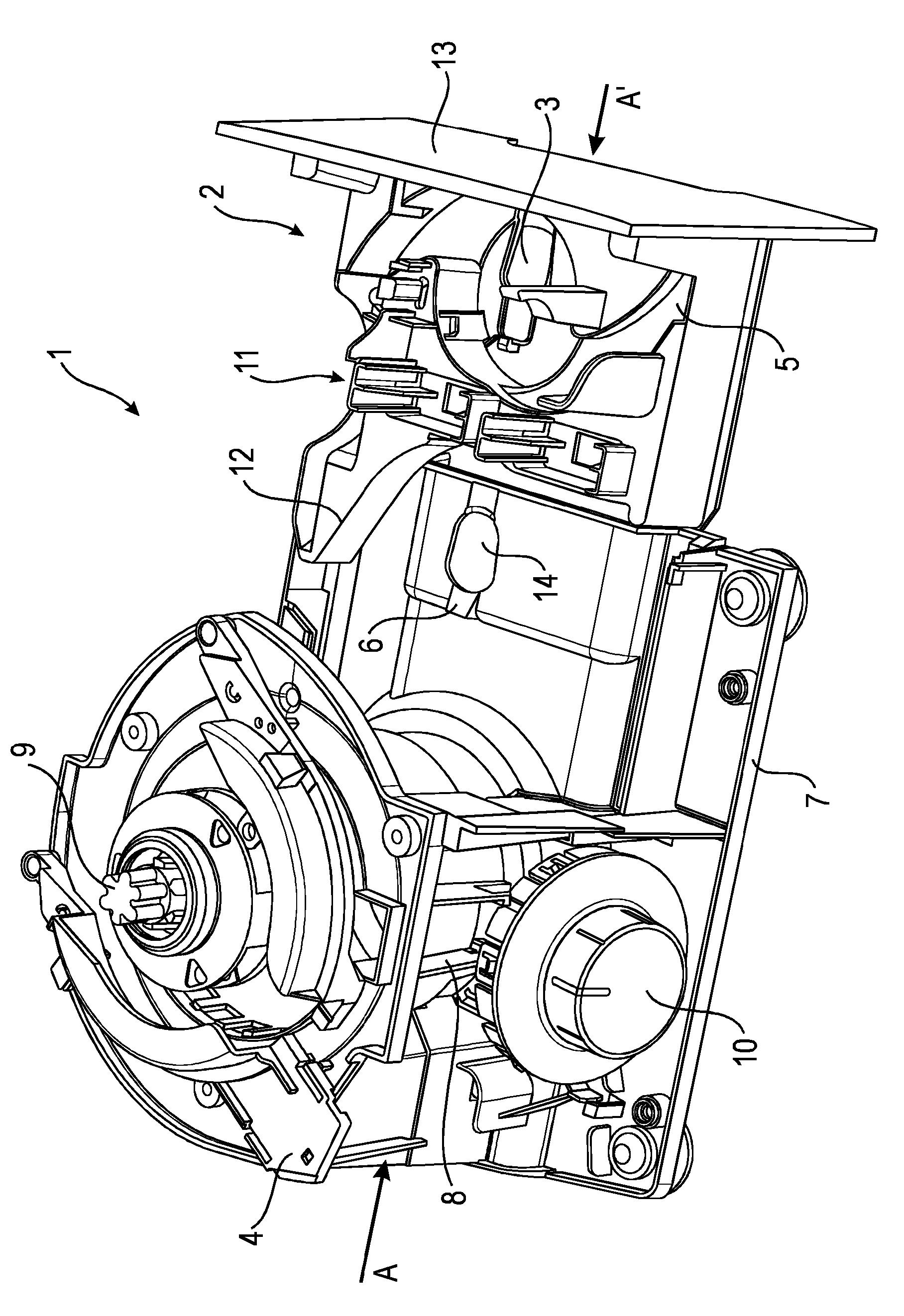 Kitchen appliance having tool drawer