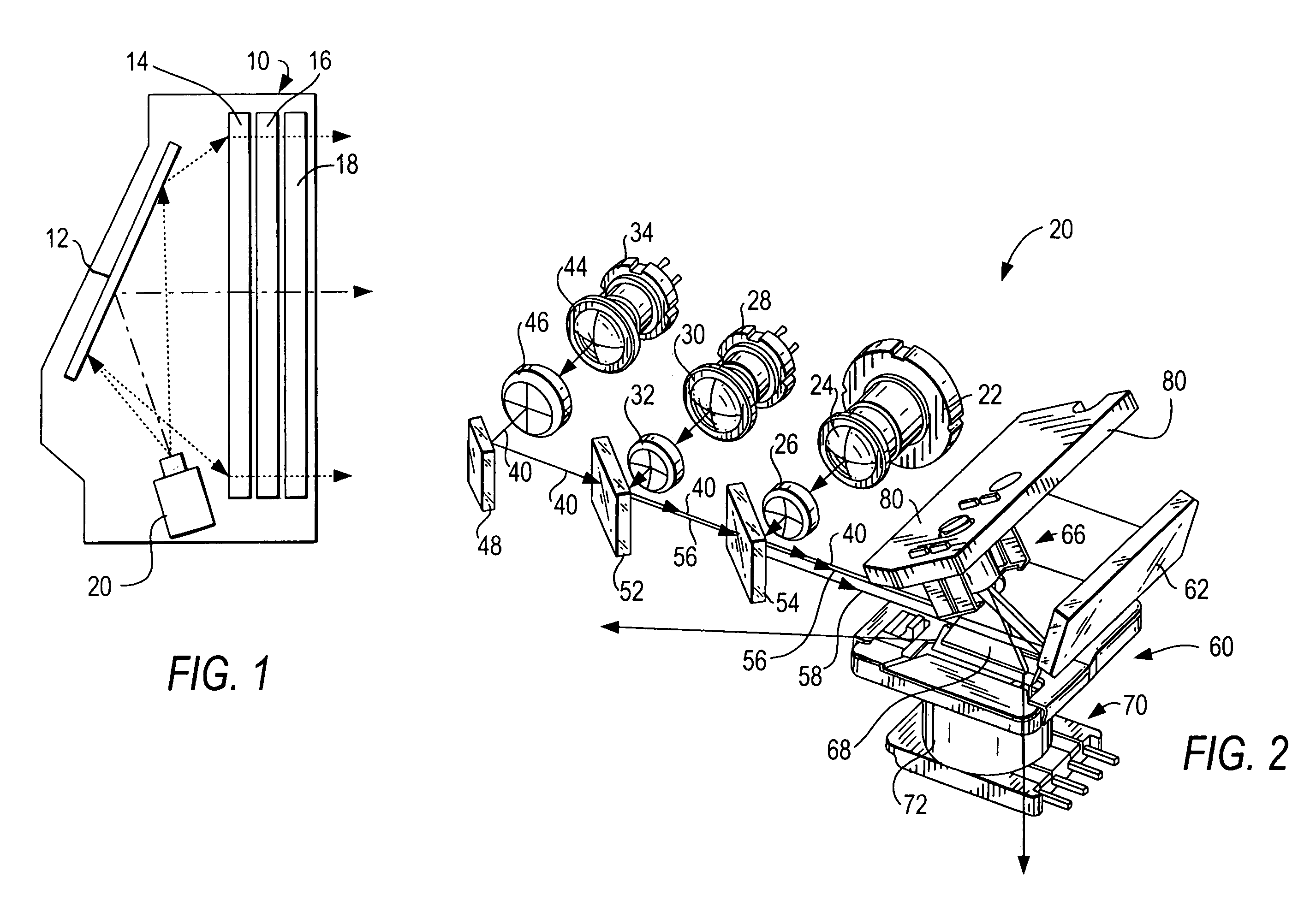 Color image projection system and method