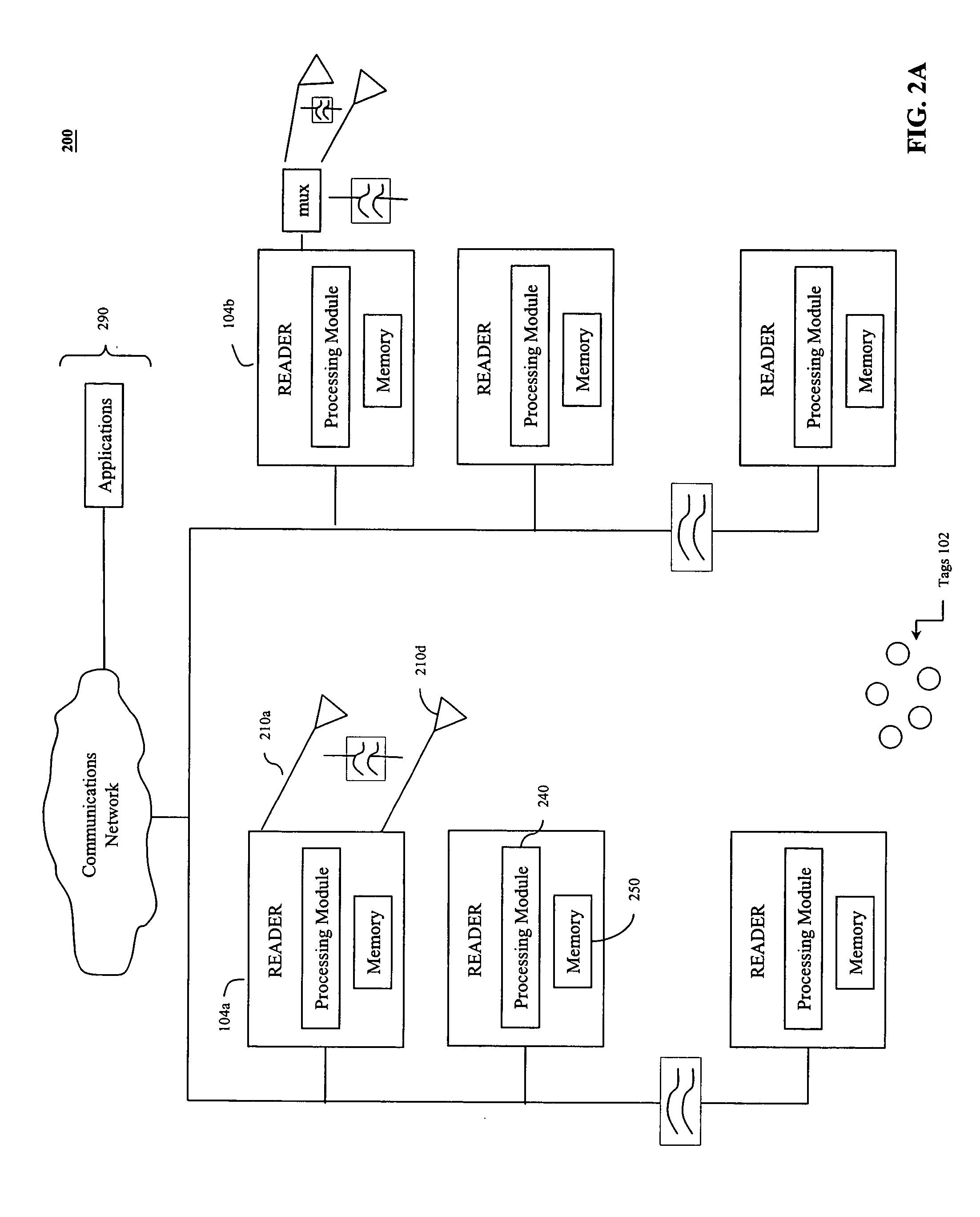 Method for the efficient reading of a population of radio frequency identification tags with unique identification numbers over a noisy air channel