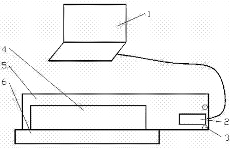 Method and device for measuring bamboo tube diameter based on digital image processing technology