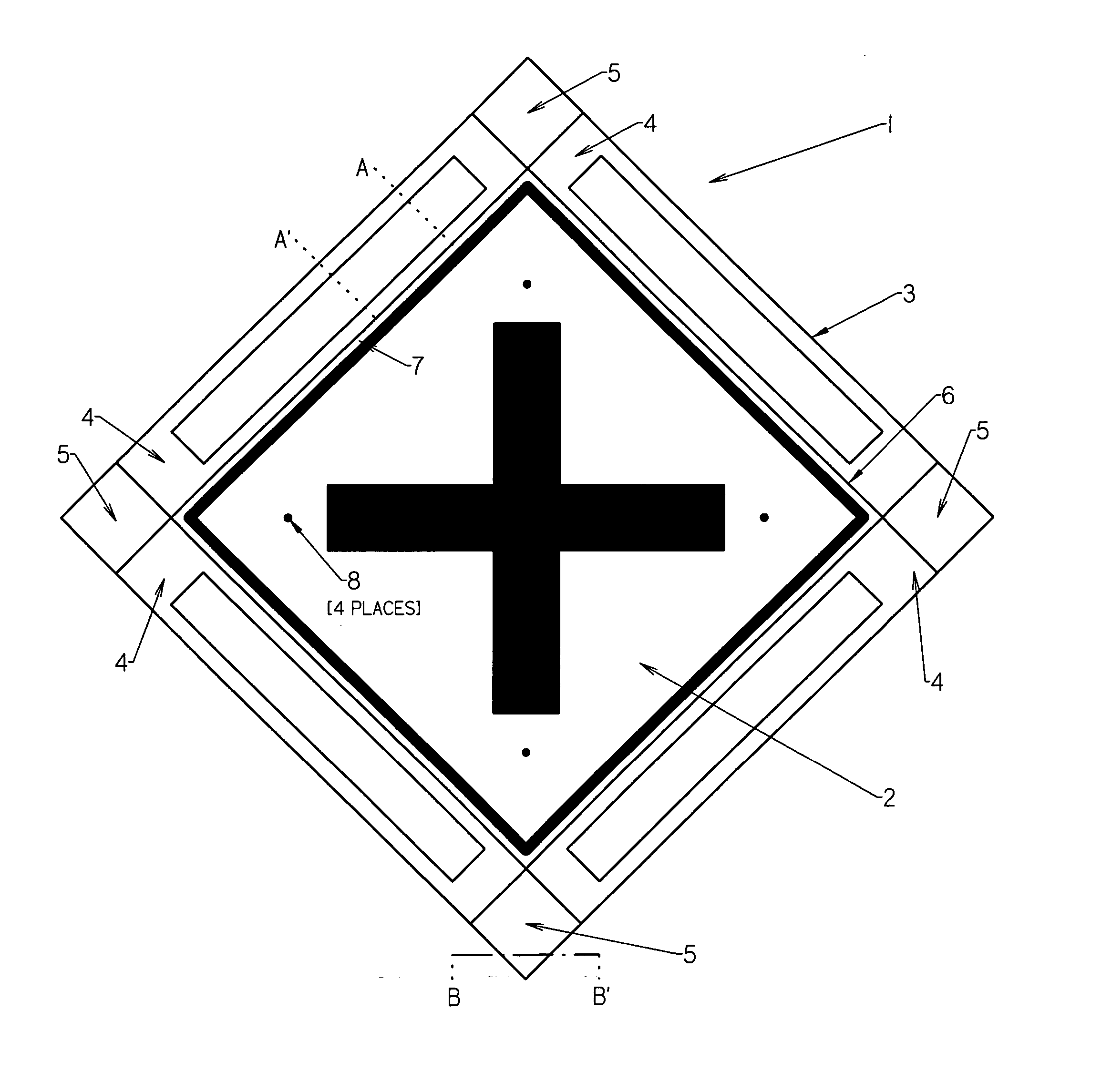 Perimeter of sign warning system