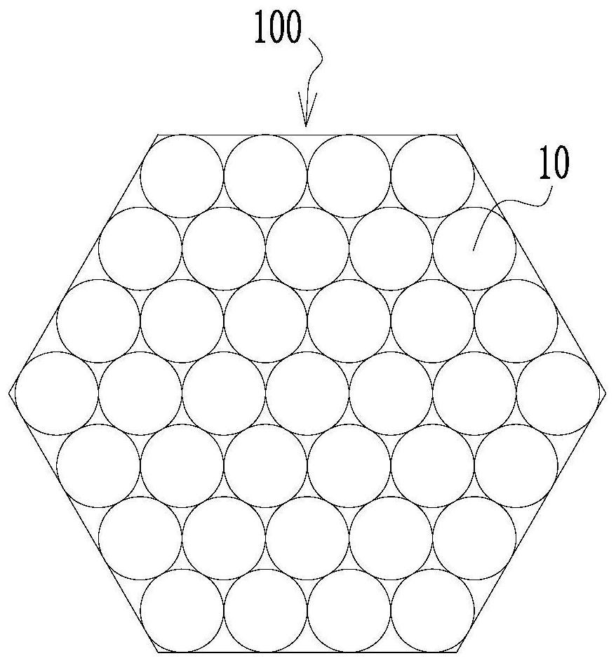 A method for manufacturing a large-section high-resolution flexible optical fiber image transmission bundle