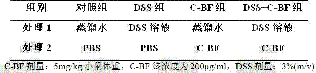 Comprehensive model for protecting mice and curing mice macrophage system UC (Ulcerative Colitis) by C-BF (Cathelicidin-BF)