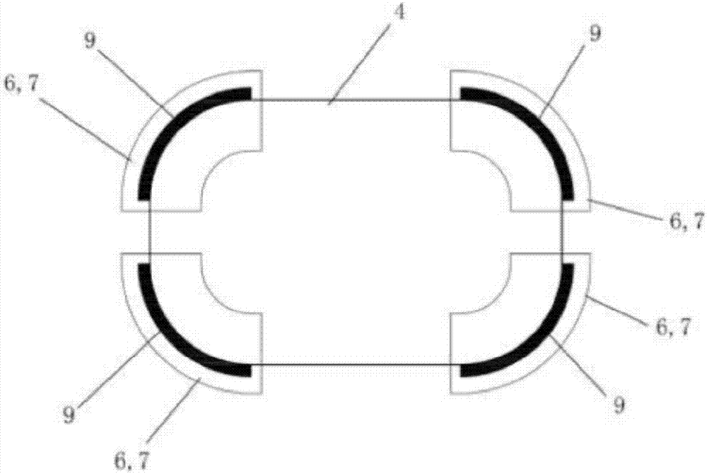 Drawing forming device and method of non-axisymmetric piece made of difficult-to-deform material