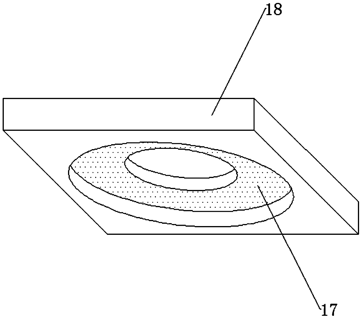 Safety protection device with pre-deceleration function for buffering elevator out-of-control falling