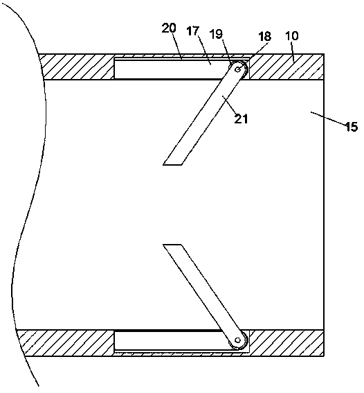 A channel type x-ray security inspection device