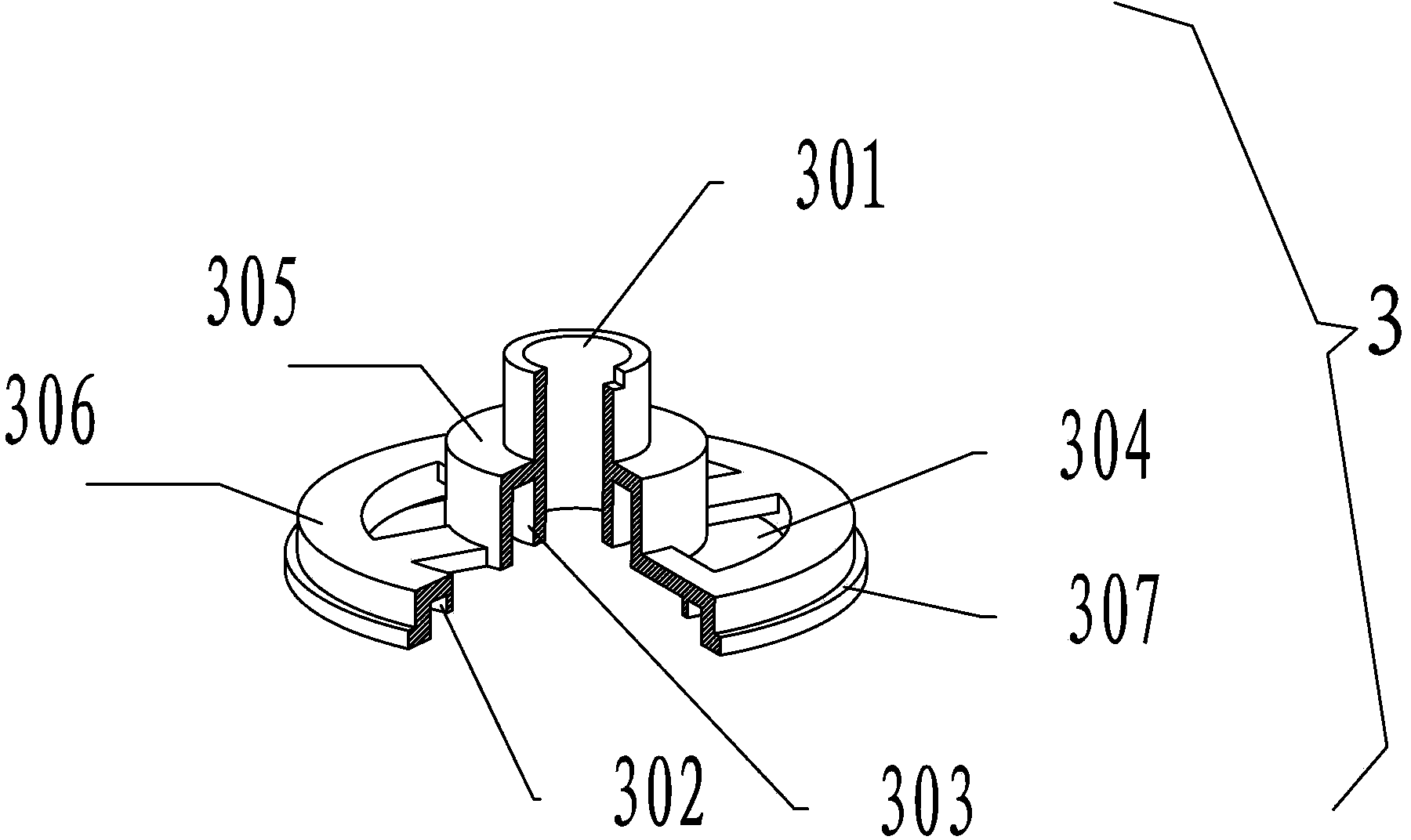 Juice and residue separation mechanism and low-speed juice extractor including same