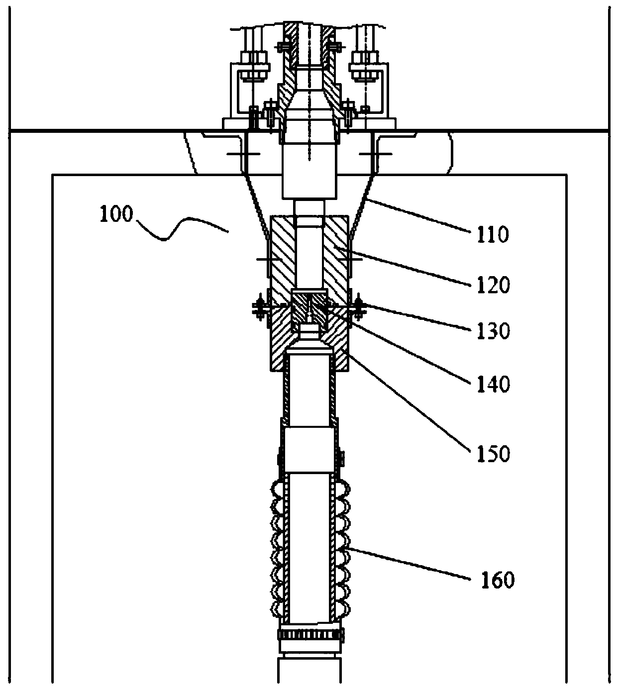 Sonic nozzle one-key automatic quick replacement device