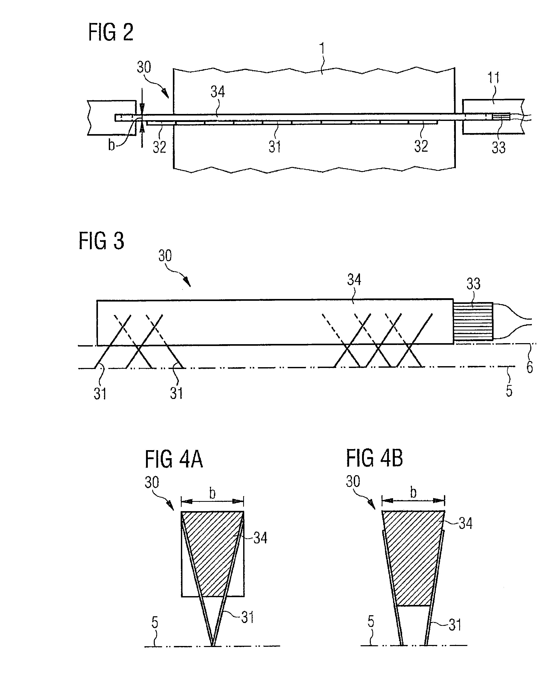 Probe for temporarily electrically contacting a solar cell