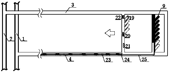 Layered separated mining technology with extremely-thick coal seam continuous miner and filling combined