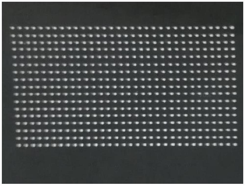 Laser random dotting method and system