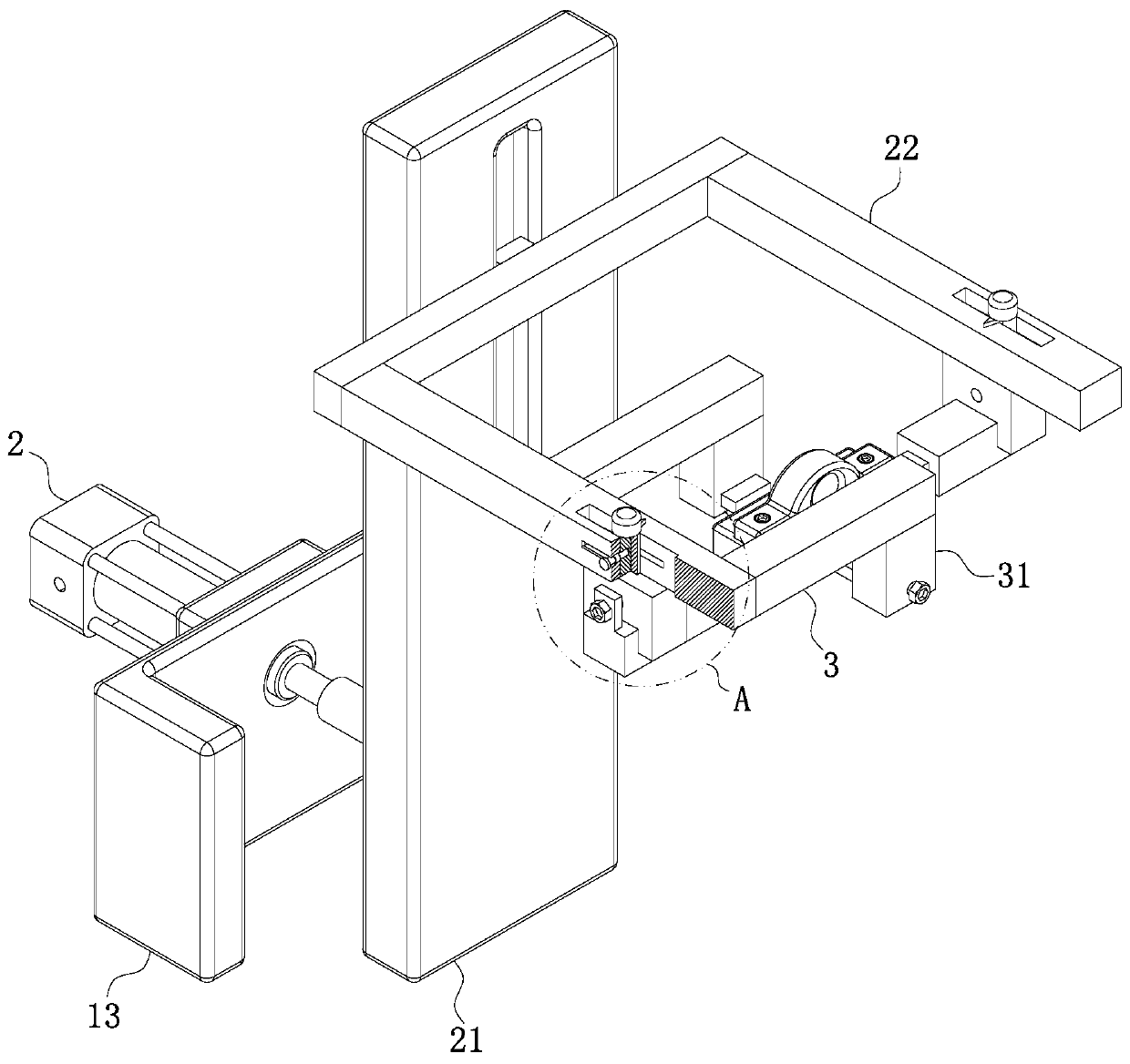 High-voltage direct-current supporting capacitor shell accessory welding tool clamp