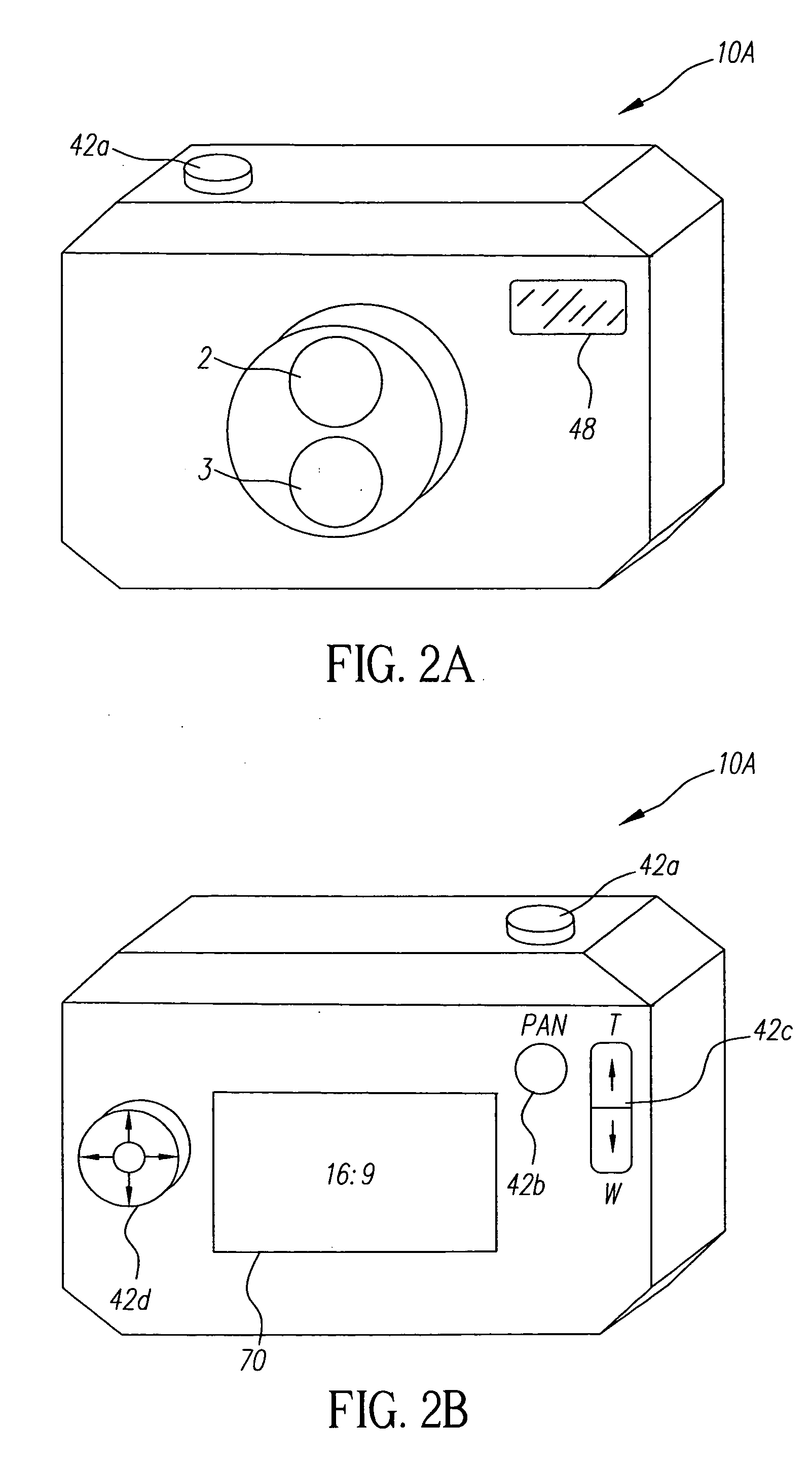 Digital camera using multiple fixed focal length lenses and multiple image sensors to provide an extended zoom range