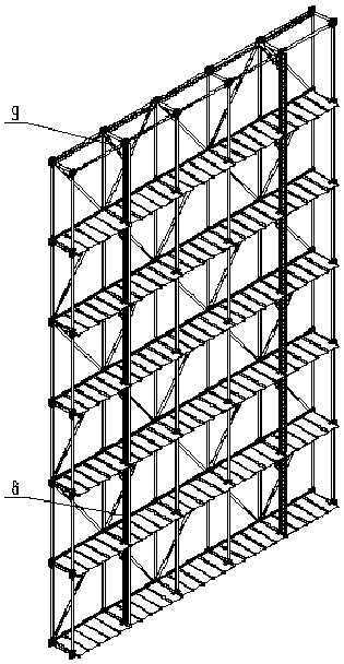 Disc type node scaffolding